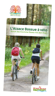 Carte vélo disponible gratuitement à l'Office de Tourisme de l'Alsace Bossue